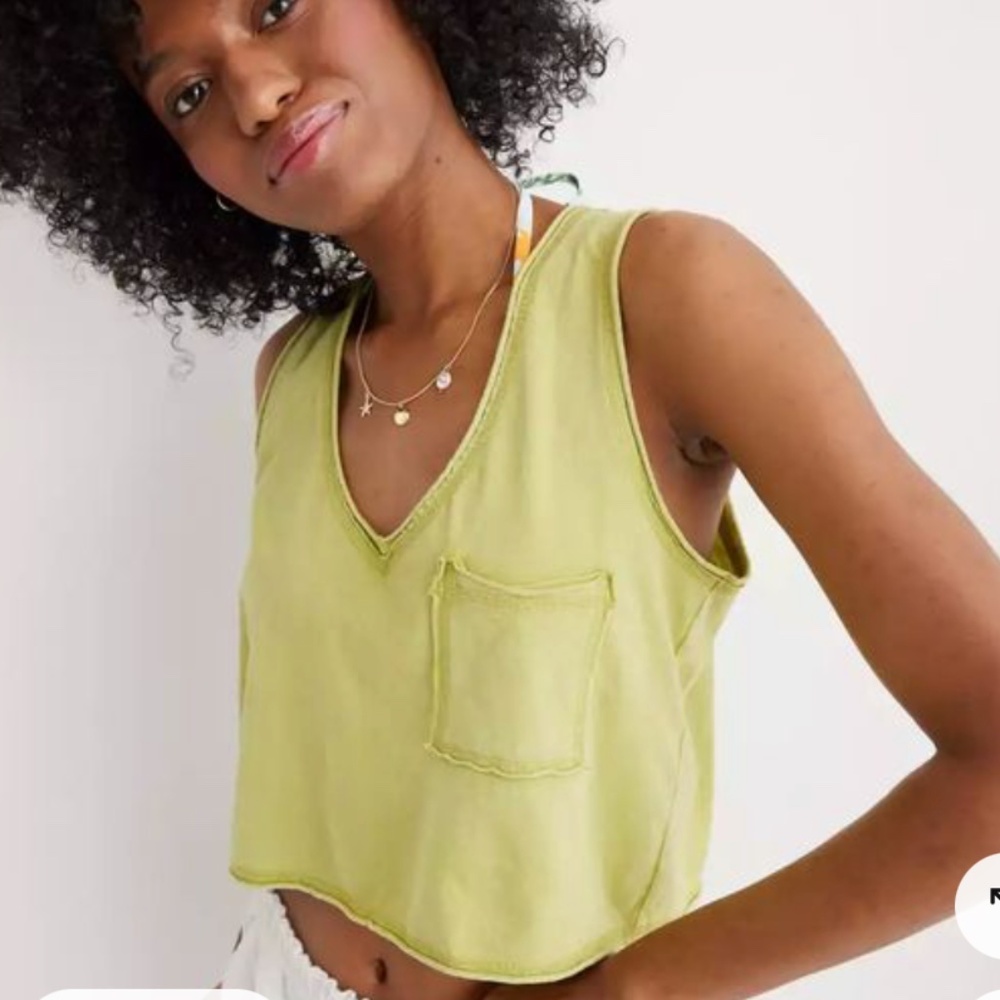 Aerie Tank Top Size Large Color Green